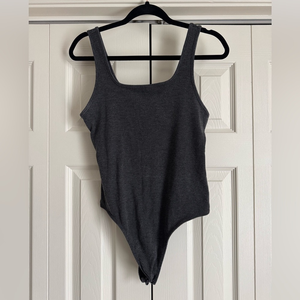 American Eagle Square Neck Ribbed Bodysuit